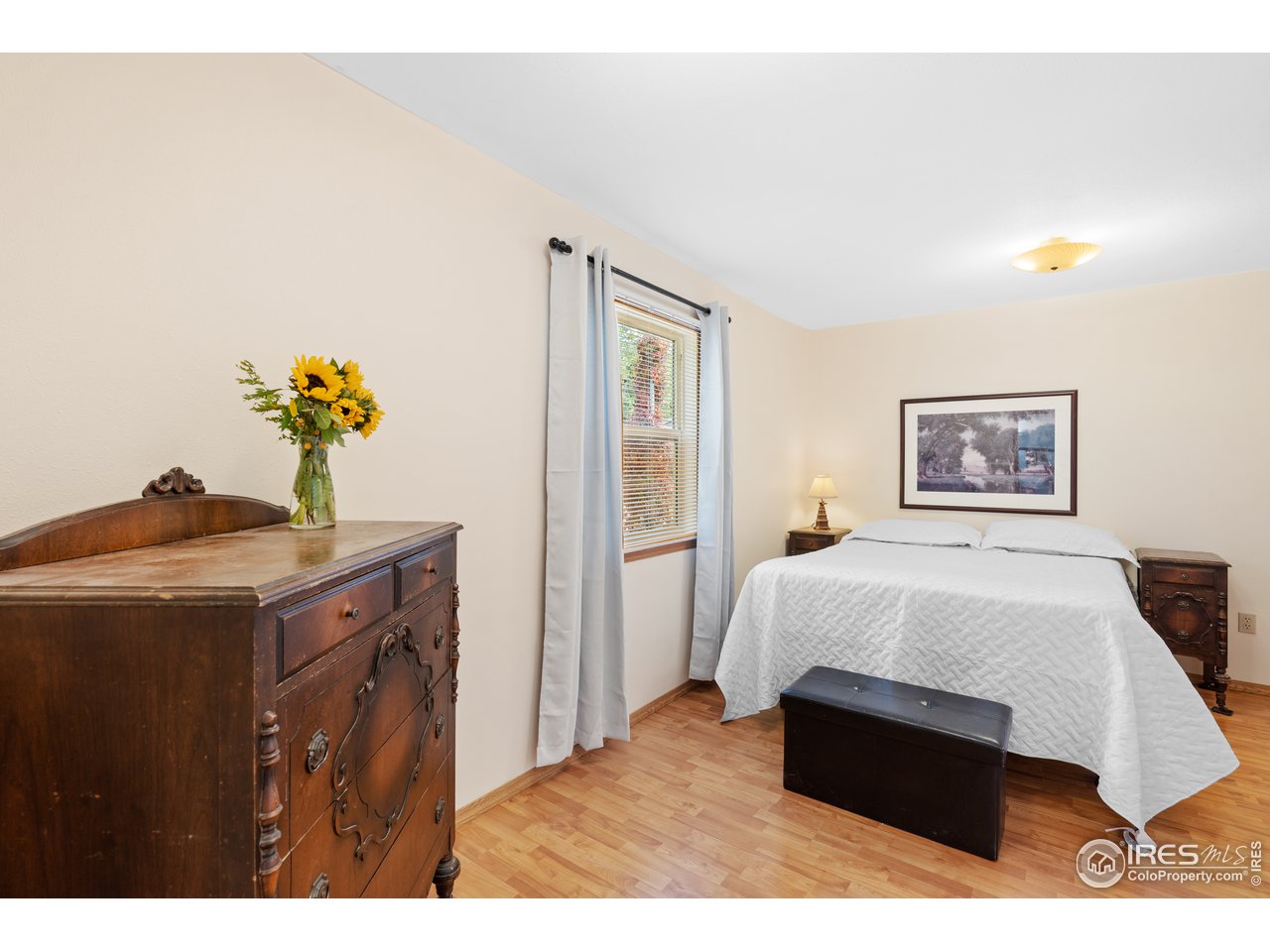 3507 Post Road Laporte, CO 80535 - Photo 16 of 40 Primary bedroom with laminate wood floors