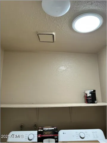 a workspace with a sink