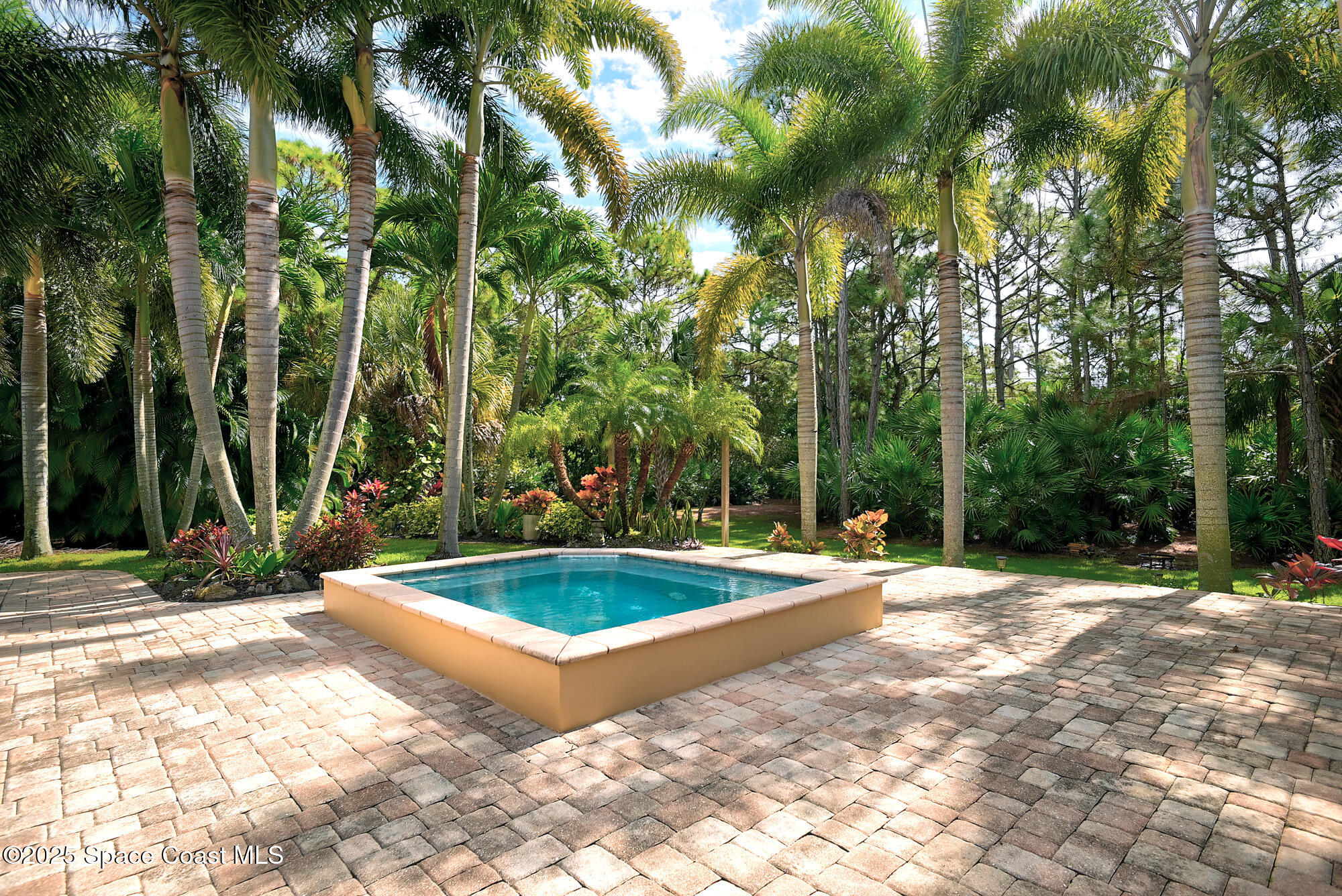 4580 Hunters Run Circle Grant, FL 32949 - Photo 13 of 55 a view of a backyard with swimming pool