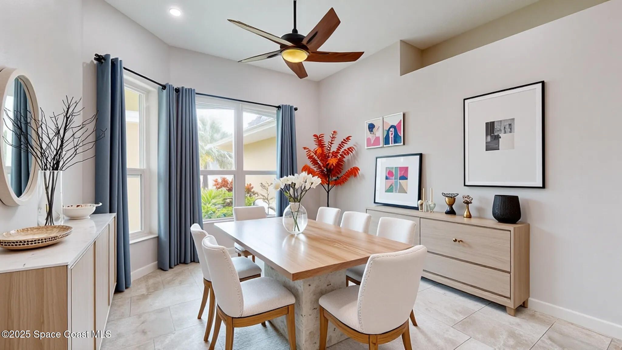 4580 Hunters Run Circle Grant, FL 32949 - Photo 35 of 55 a dining room with furniture and window