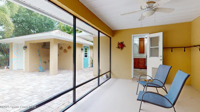 a view of entryway door