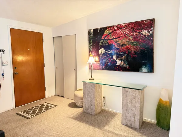 a view of a small space