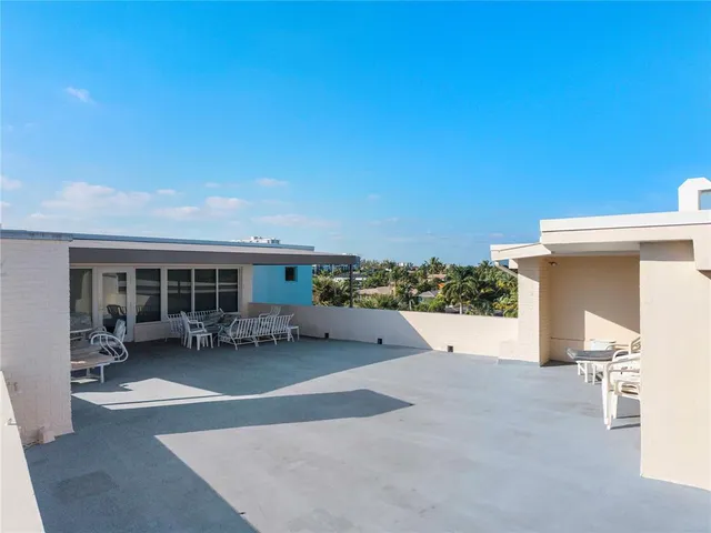 a view of a house with a patio