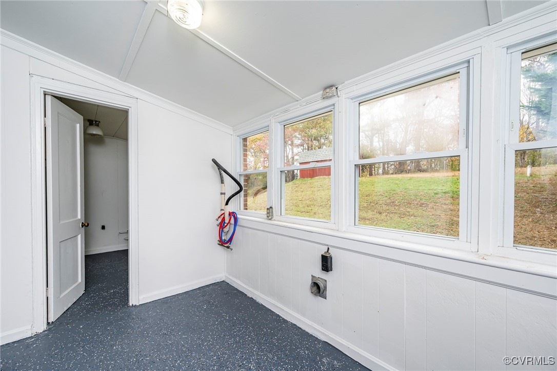 2100 Mt Landing Road Tappahannock, VA 22560 - Photo 21 of 31 Unfurnished sunroom with lofted ceiling