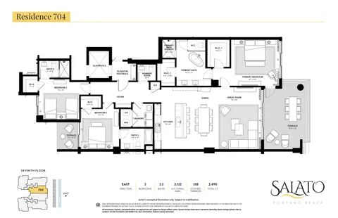 $3,110,000 | 305 Briny Avenue, Unit 704, Pompano Beach, FL 33062