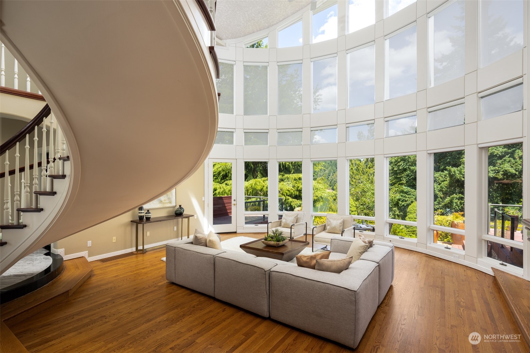 2013 Northwest Lacamas Drive Camas, WA 98607 - Photo 7 of 40 a living room with furniture and large windows