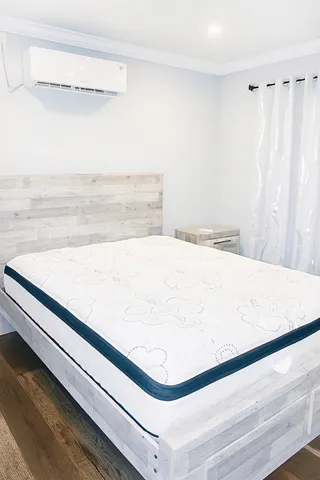 a view of wooden floor