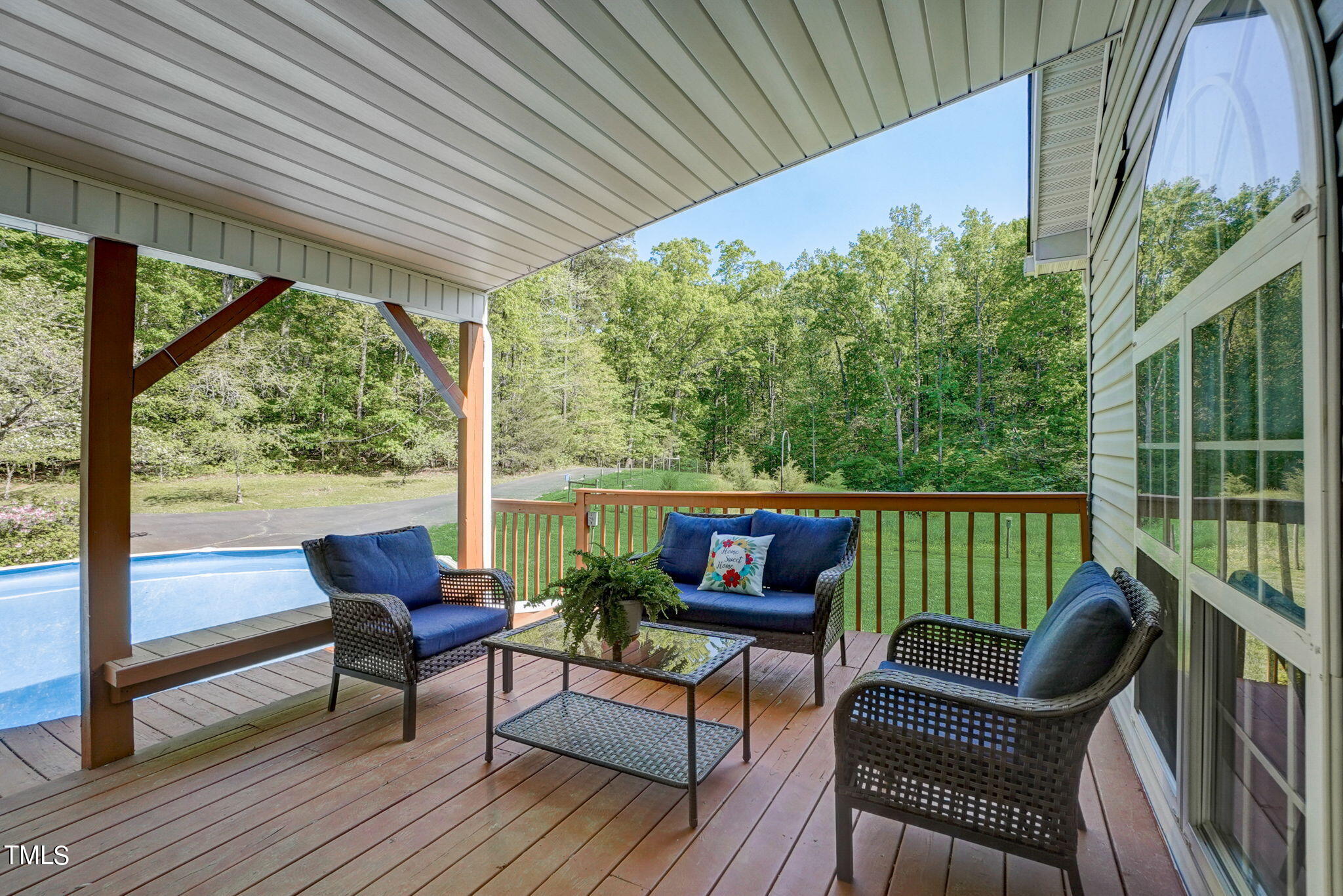 7204 New Sharon Church Road Rougemont, NC 27572 - Photo 26 of 48 Pool deck