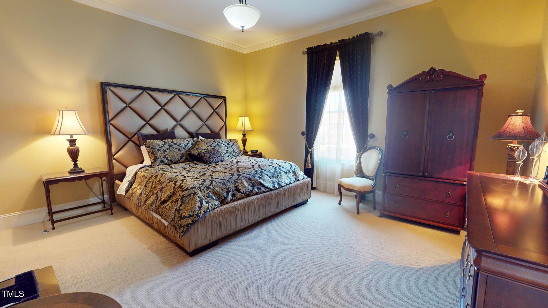 238 North Main Street Wake Forest, NC 27587 - Photo 37 of 100 a bedroom with a bed and wooden floor