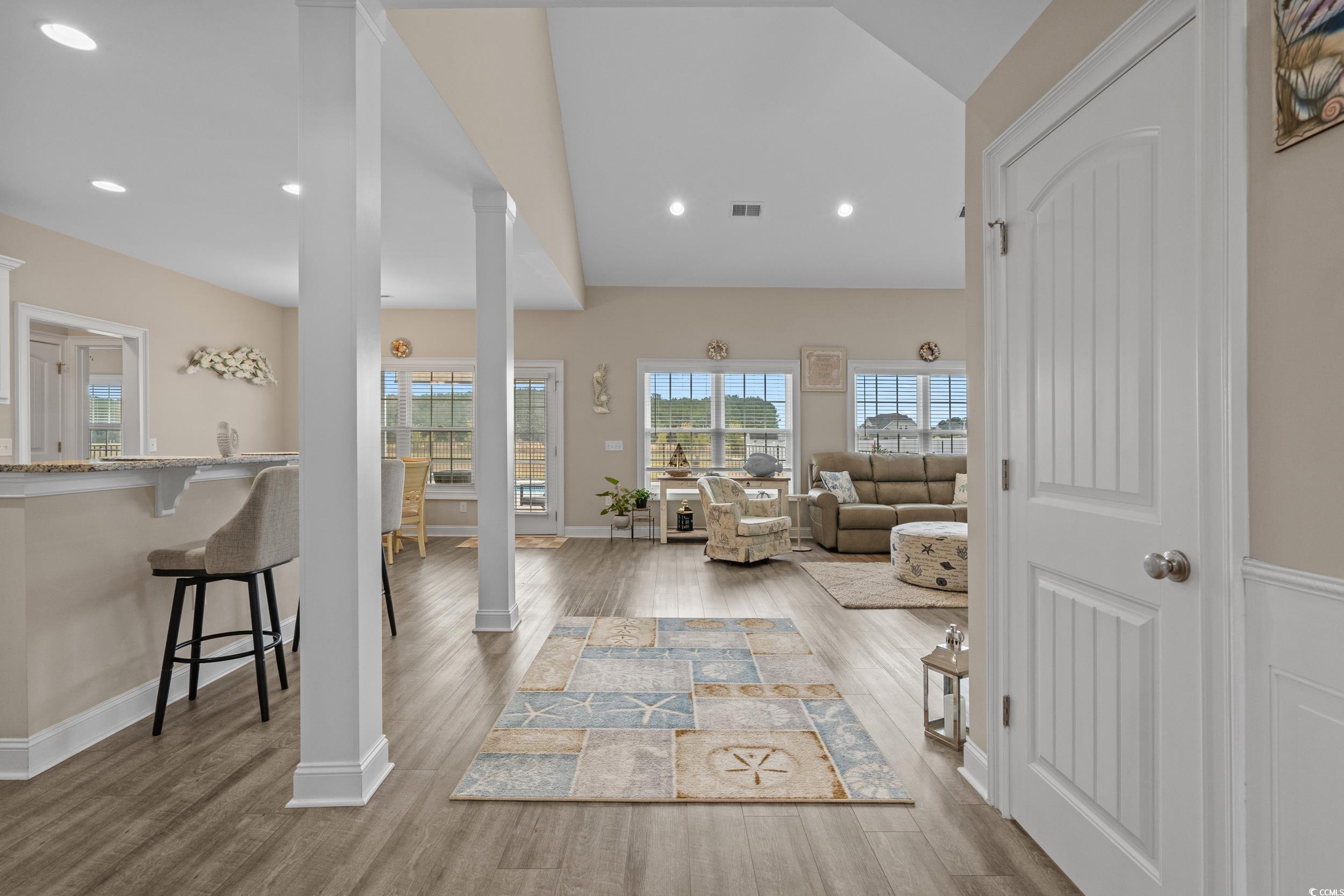 3624 Edwards Road Aynor, SC 29511 - Photo 9 of 40 Entrance foyer with light wood-type flooring and recessed lighting
