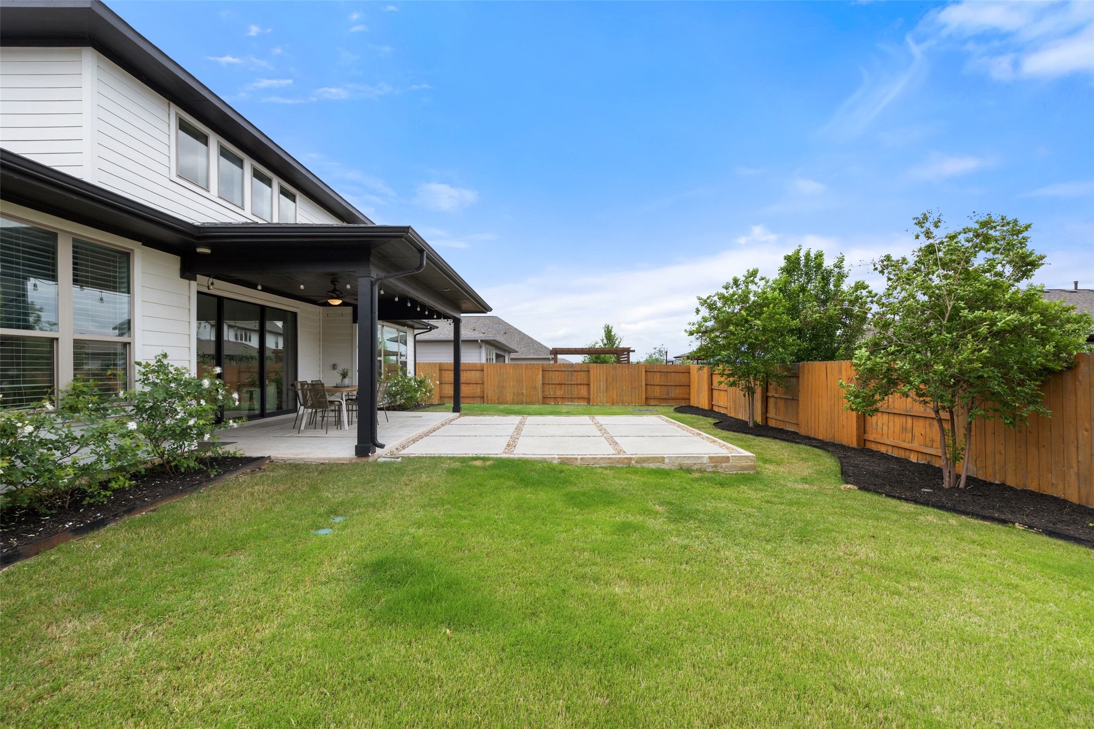 7908 Yokohama Terrace Austin, TX 78744 - Photo 37 of 40 a view of a house with a swimming pool and a yard