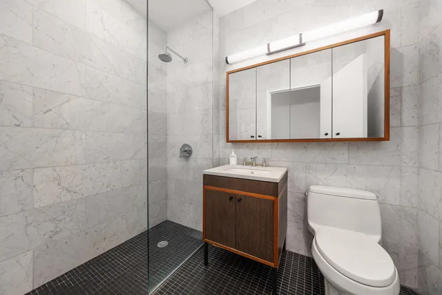 a view of a tall building