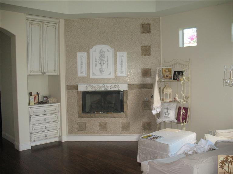 6 Varsity Circle Rancho Mirage, CA 92270 - Photo 9 of 21 a living room with furniture and a fireplace