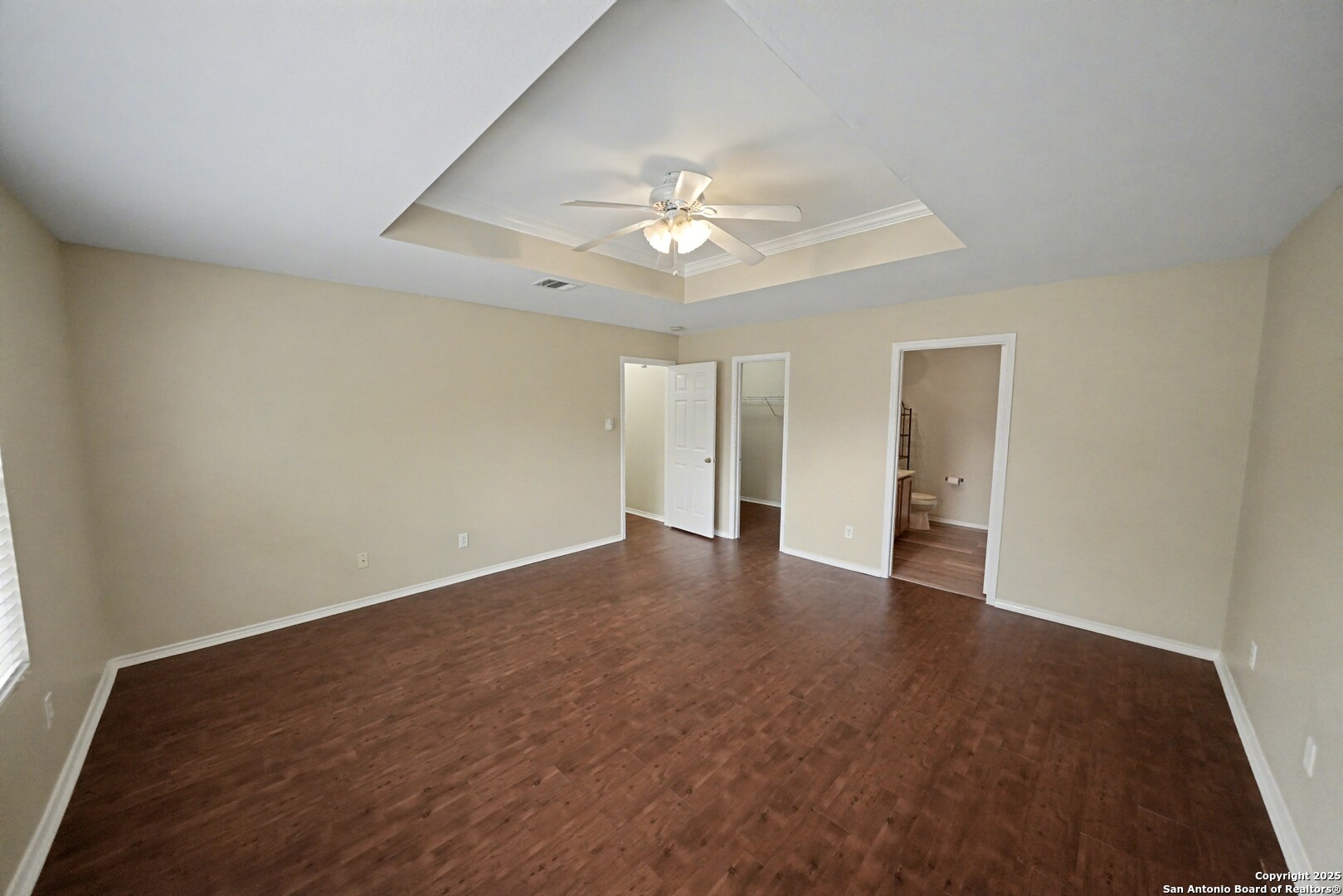 112 Stream Crossing Cibolo, TX 78108 - Photo 21 of 38 an empty room with fan and a ceiling fan
