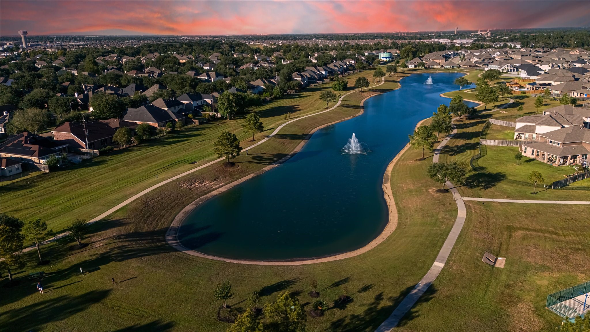 4810 Plum Forest Road Houston, TX 77084 - Photo 28 of 29 an aerial view of a house