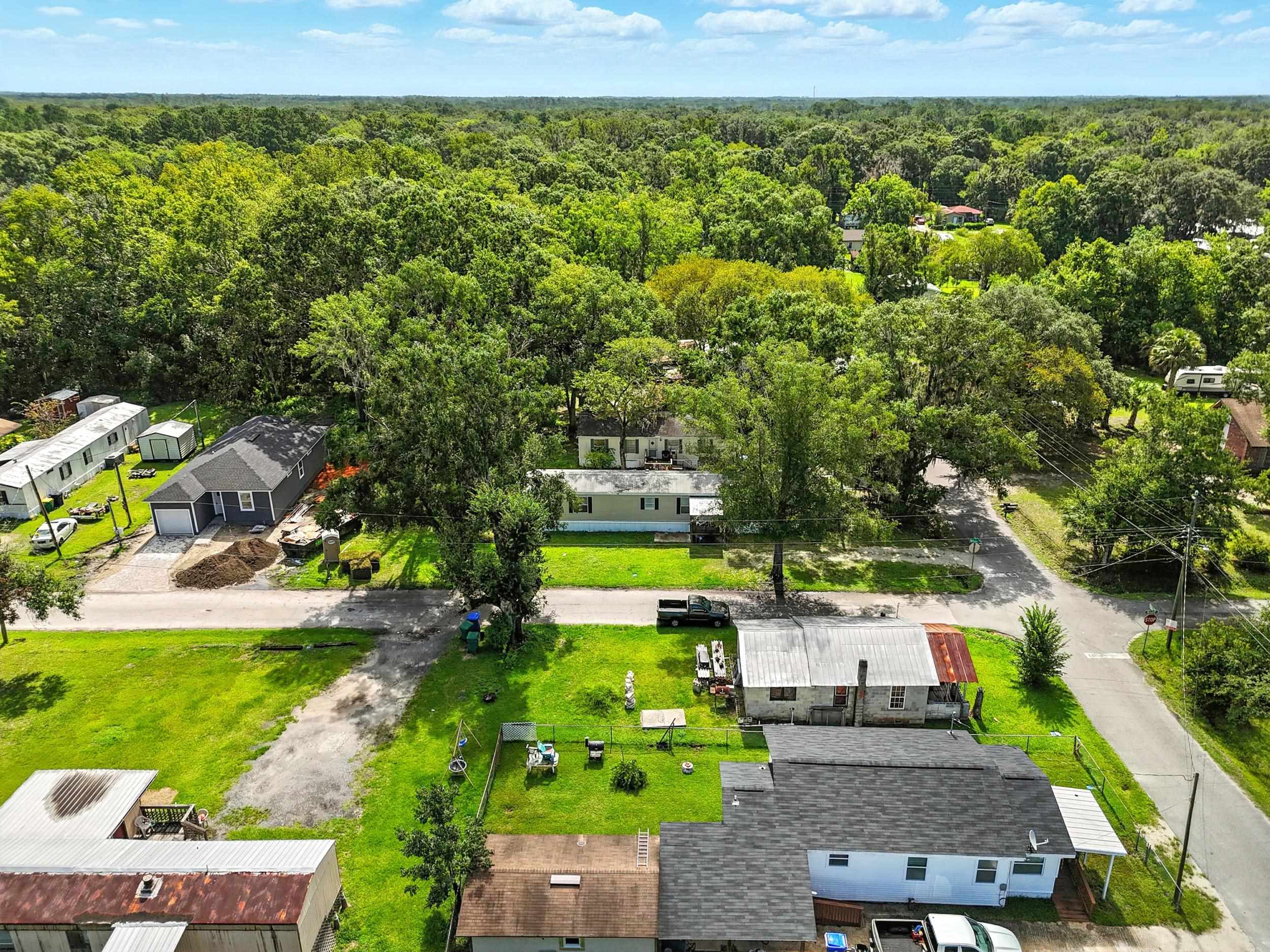 300 East Carter Street Hastings, FL 32145 - Photo 32 of 41 an aerial view of a house with a garden