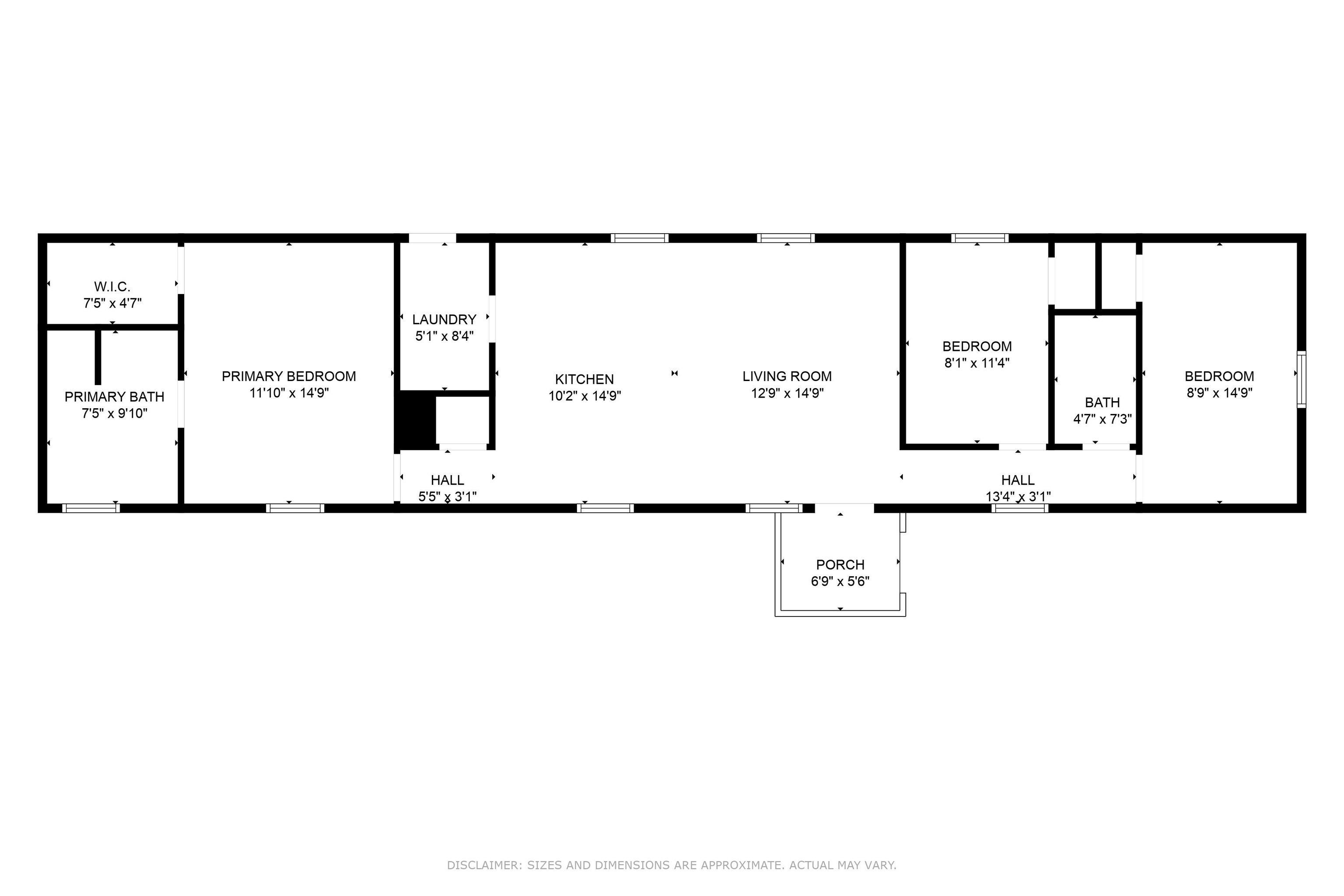 300 East Carter Street Hastings, FL 32145 - Photo 41 of 41 a picture of a floor plan
