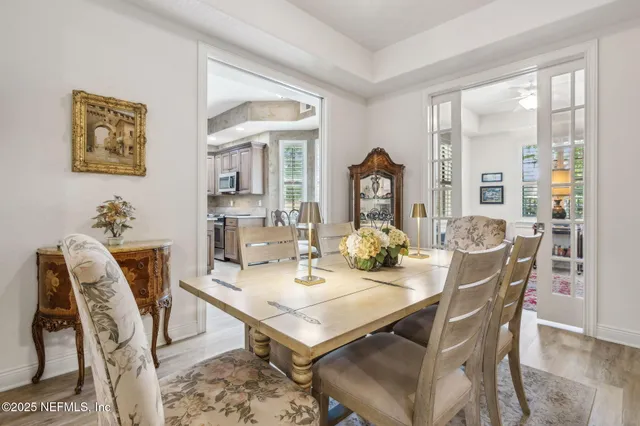 a spacious bedroom with a bed and furniture