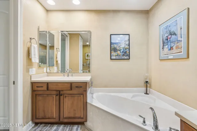 an aerial view of a houses and city view