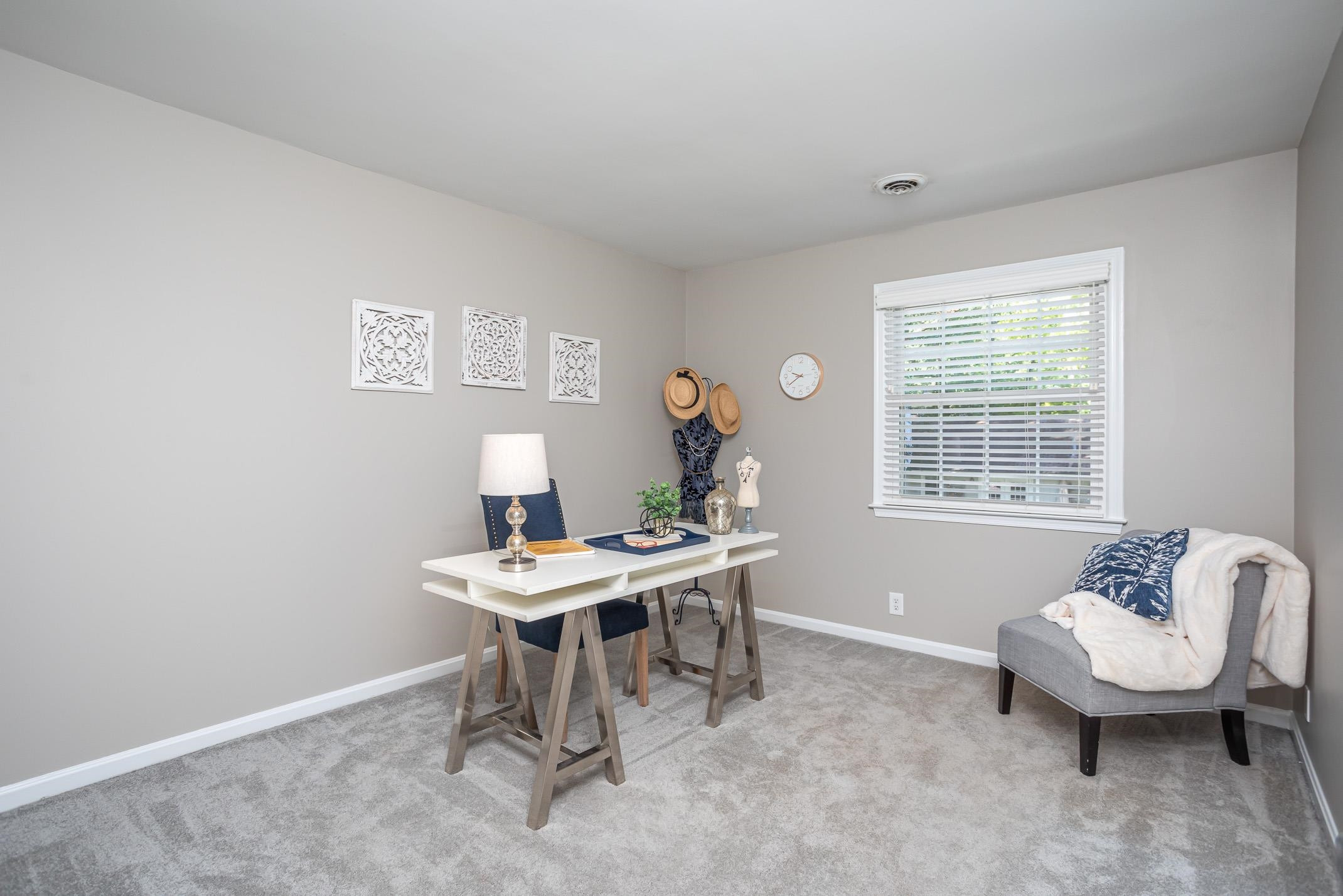 2943 Wycliff Road Raleigh, NC 27607 - Photo 27 of 31 a workspace with furniture and a window