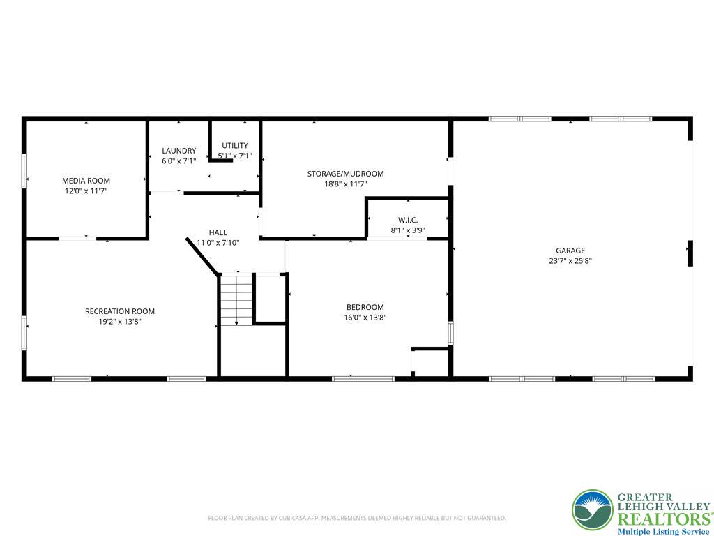 525 Pinewood Road Lehighton, PA 18235 - Photo 51 of 51 Lower-Level Floor Plan