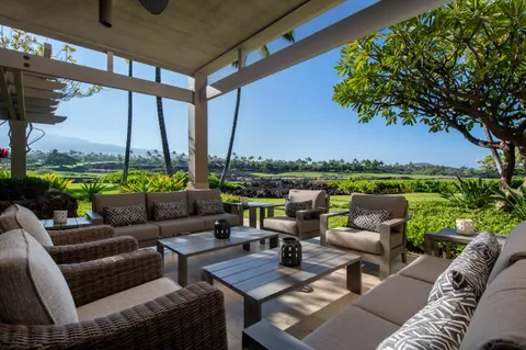 a view of outdoor space with seating area