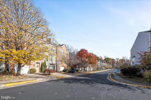 a view of street with houses
