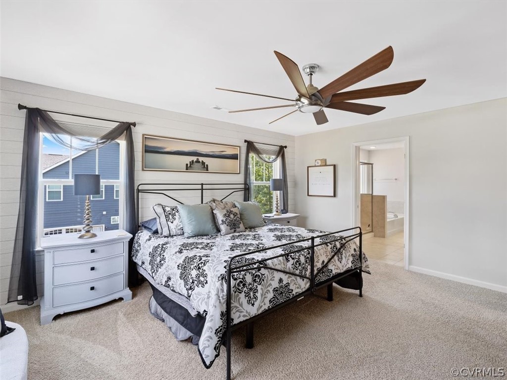 1413 Braisden Road Midlothian, VA 23114 - Photo 28 of 37 a bedroom with a bed and a table in it