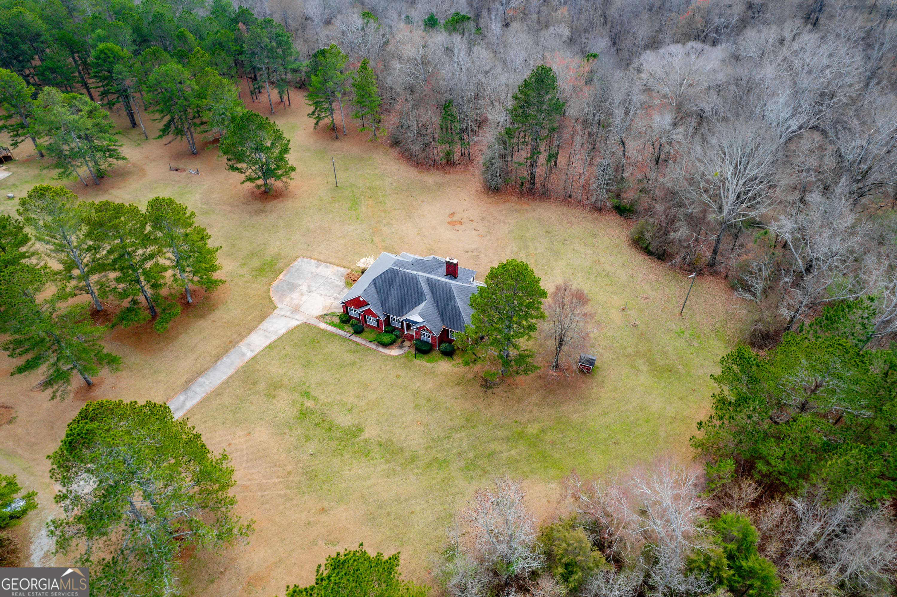 1041 Holstein Road Buckhead, GA 30625 - Photo 3 of 49 an aerial view of a house with a yard