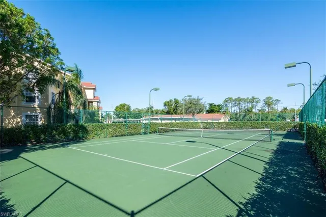 a view of a tennis court