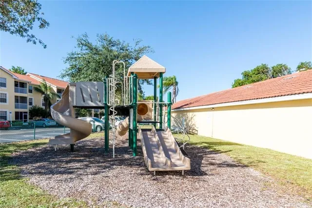 a view of an outdoor space and a yard