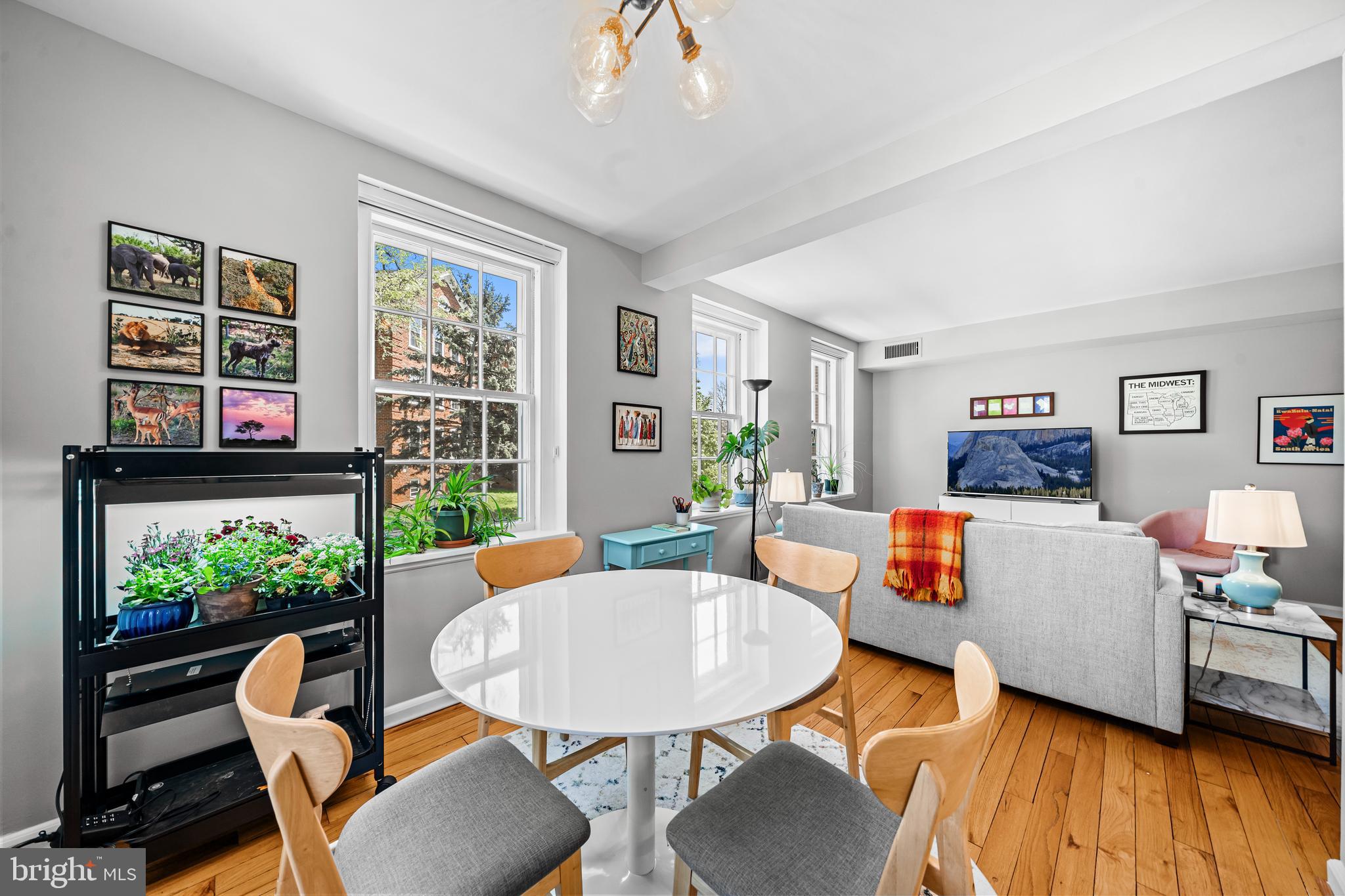 3861 Porter Street Northwest, Unit C285 Washington, DC 20016 - Photo 8 of 23 a living room with furniture and a window
