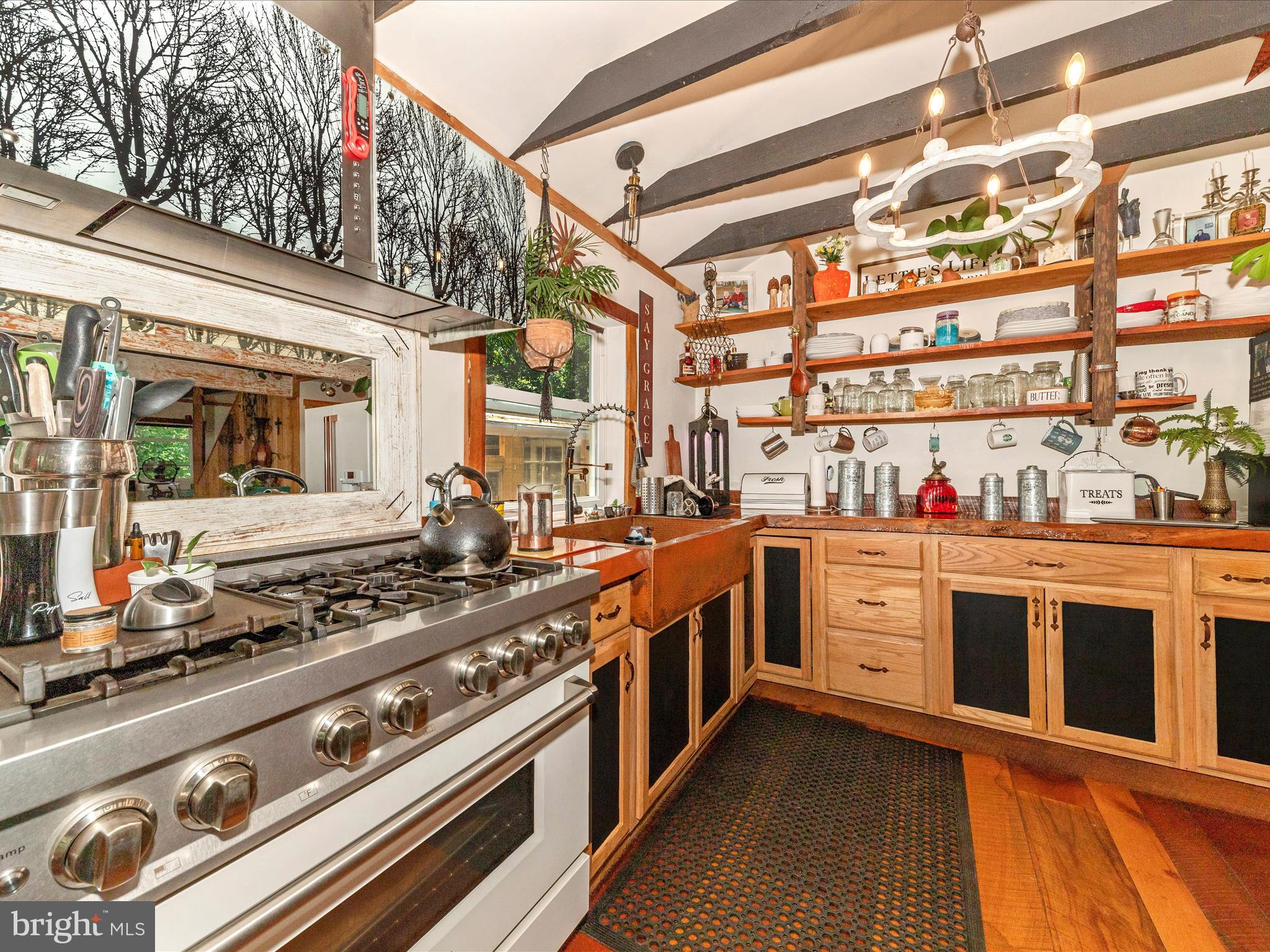 5103 Red Hill Road Keedysville, MD 21756 - Photo 42 of 78 a kitchen with stainless steel appliances granite countertop a stove and a sink