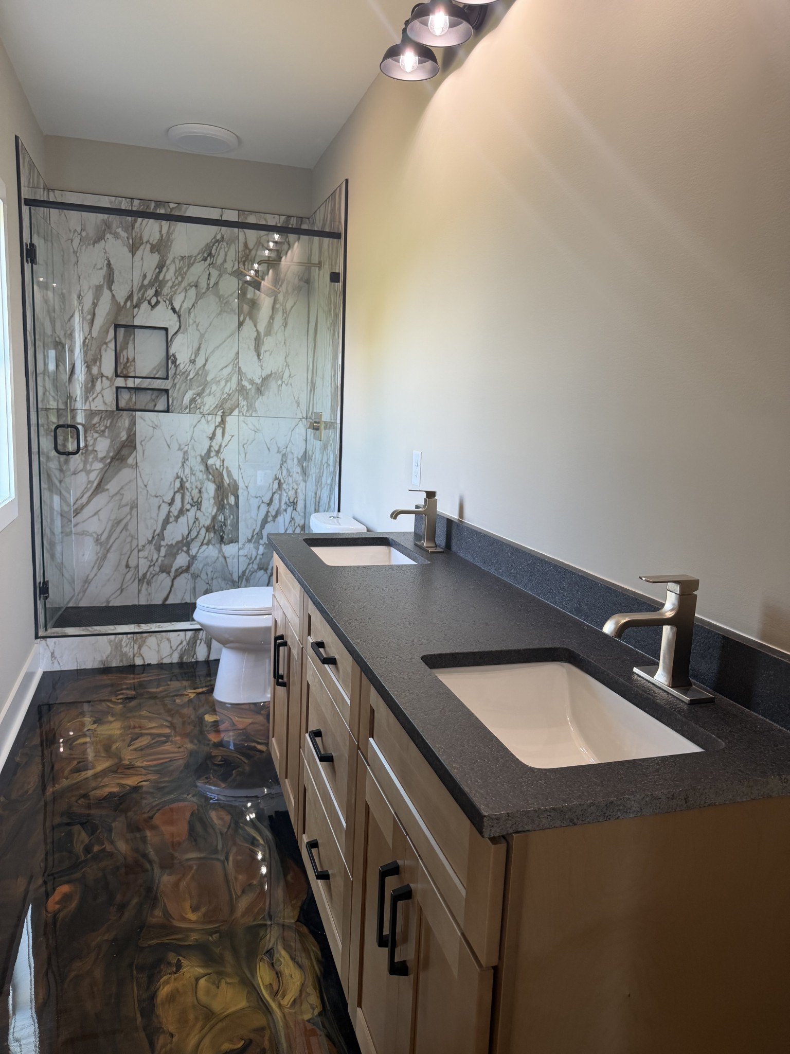 4901 Old Salem Lexie Road Belvidere, TN 37306 - Photo 12 of 12 a bathroom with a sink a toilet and shower