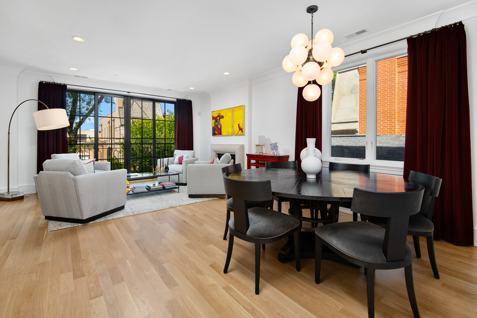 1733 North Mohawk Street, Unit 3N Chicago, IL 60614 - Photo 2 of 29 a view of a dining room with furniture window and outside view