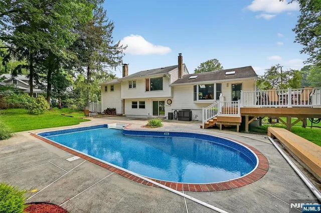 a view of outdoor space yard swimming pool and patio