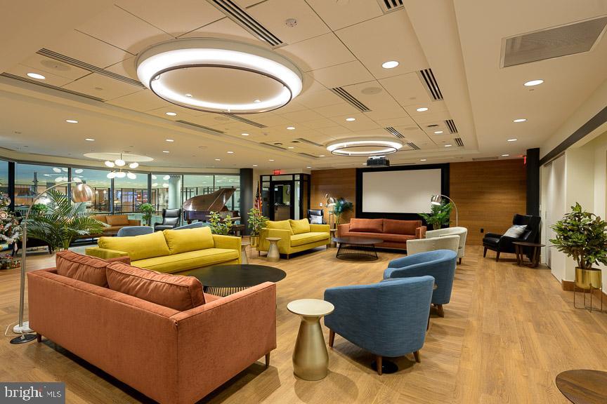 5902 Mt Eagle Drive, Unit 905 Alexandria, VA 22303 - Photo 40 of 55 a living room with furniture and a pool table