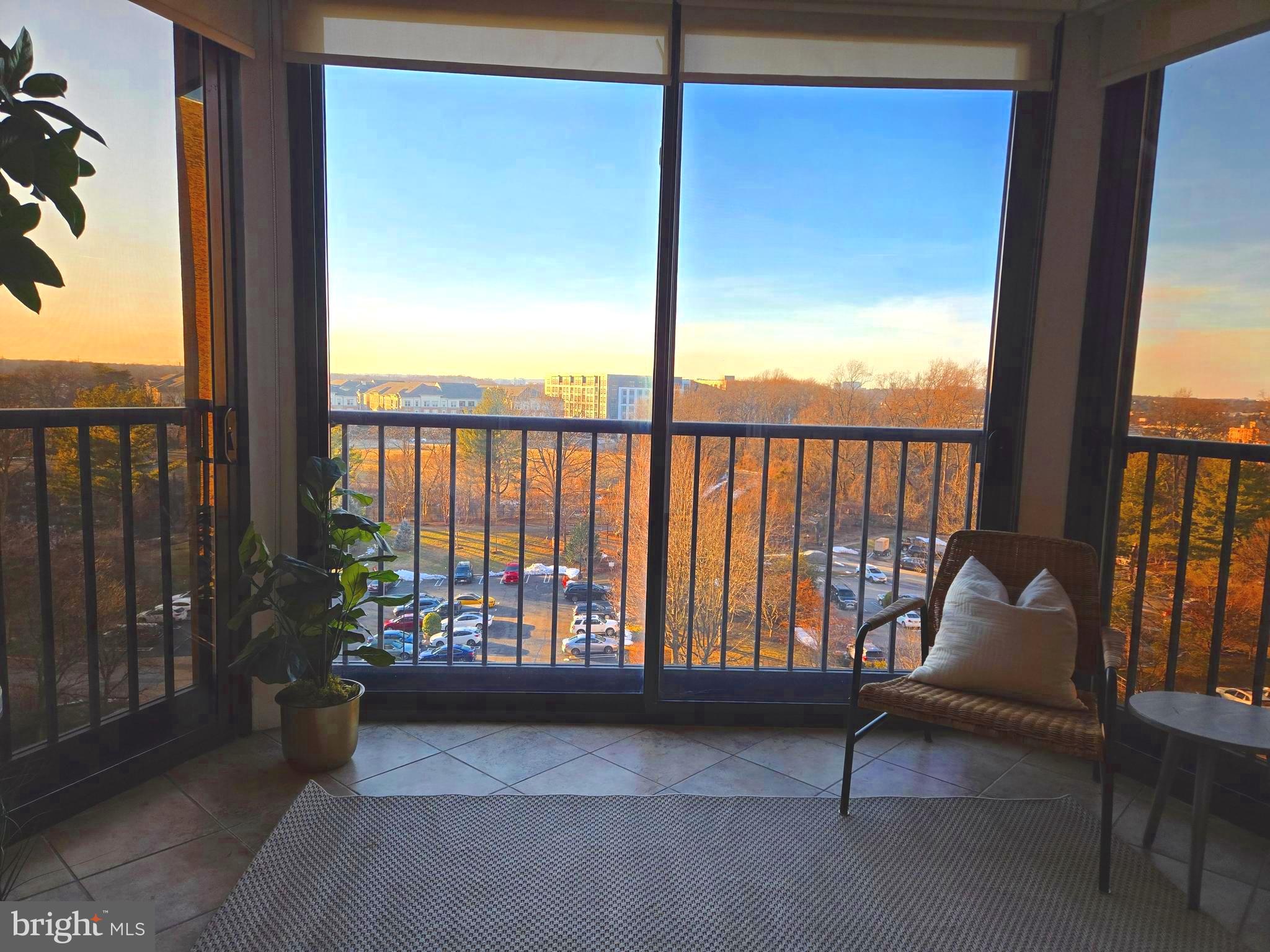 5902 Mt Eagle Drive, Unit 905 Alexandria, VA 22303 - Photo 52 of 55 a view of balcony with couch