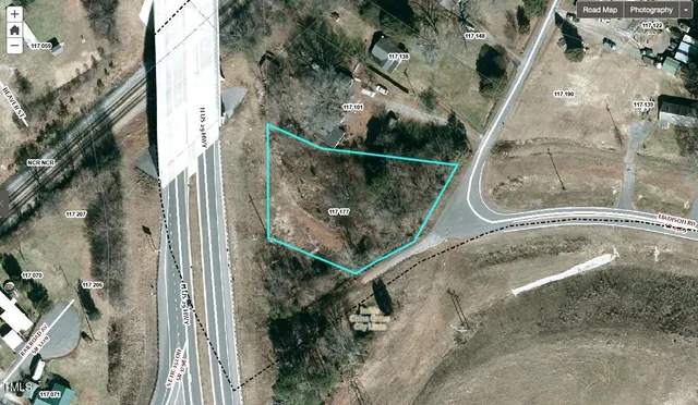 an aerial view of a houses