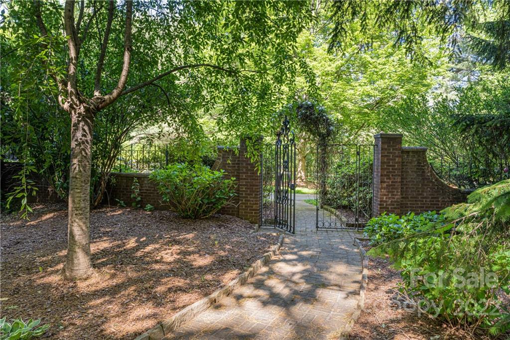 343 Vanderbilt Road Asheville, NC 28803 - Photo 41 of 48 a view of a backyard with plants and trees
