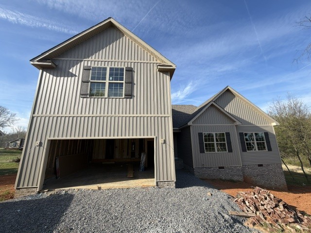 a front view of a house with a balcony