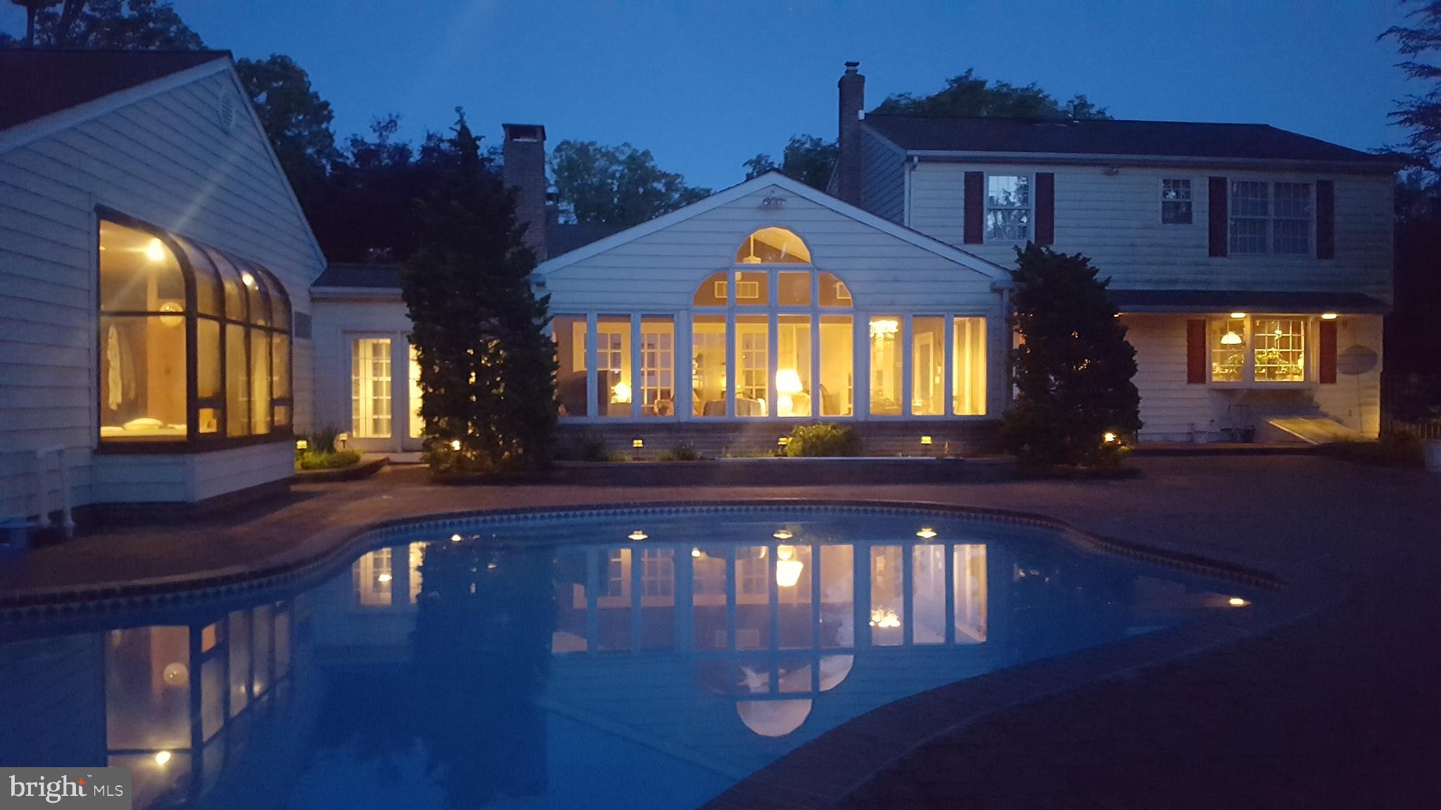 575 Creamery Road Telford, PA 18969 - Photo 26 of 49 Pool at twilight