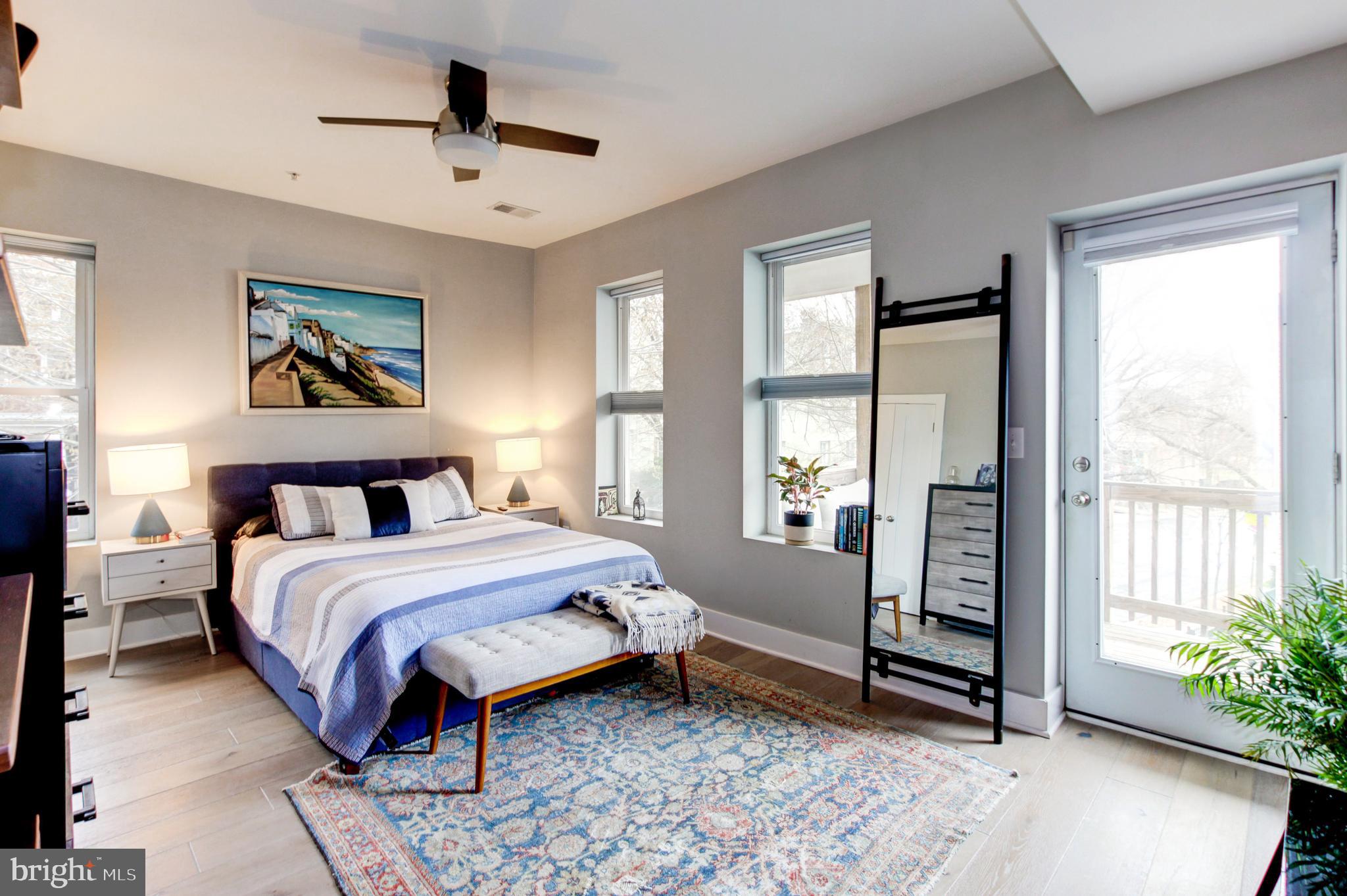 37 Todd Place Northeast, Unit 3 Washington, DC 20002 - Photo 14 of 28 a spacious bedroom with a bed and a window