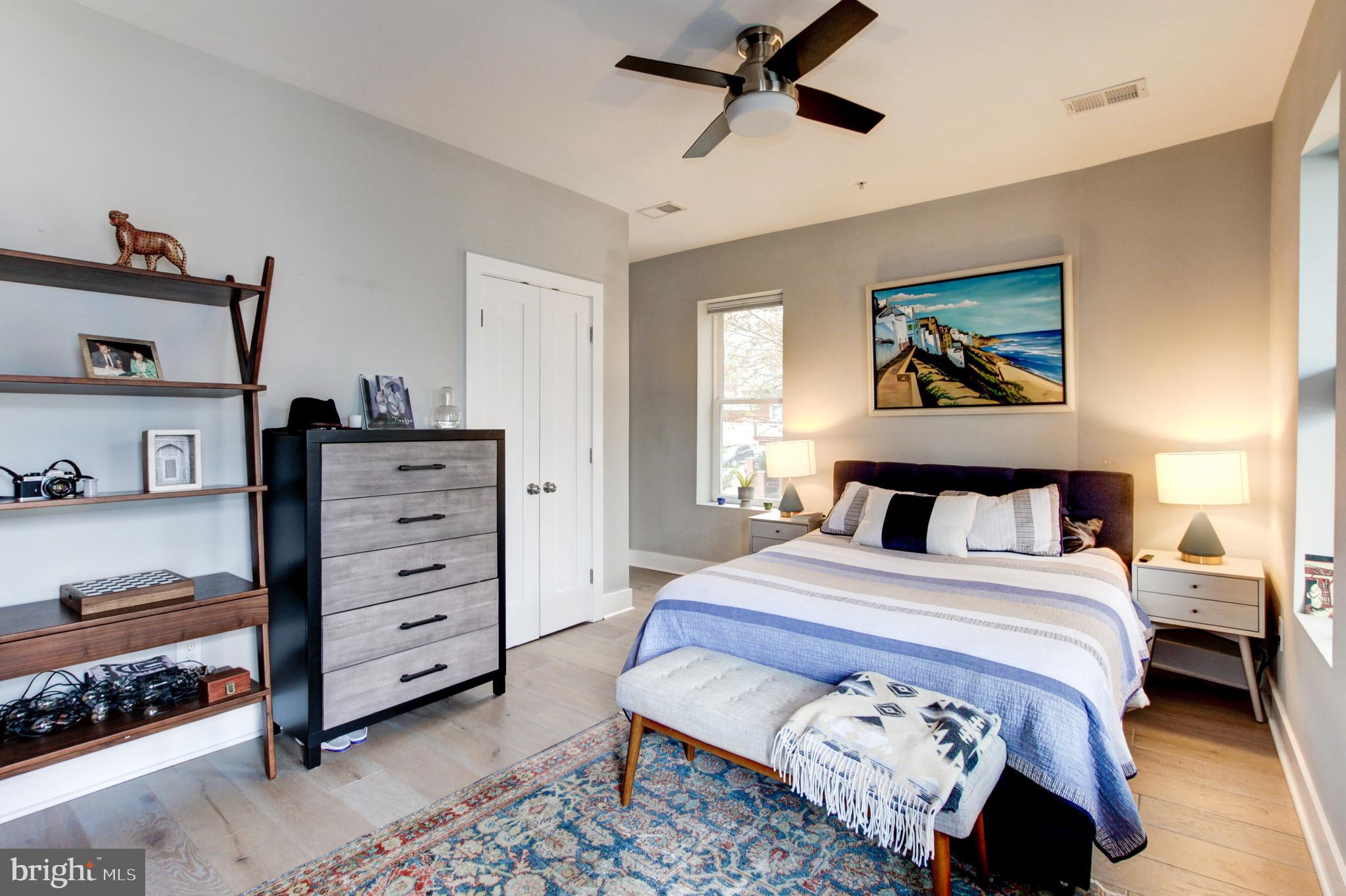 37 Todd Place Northeast, Unit 3 Washington, DC 20002 - Photo 15 of 28 a bedroom with a bed and closet