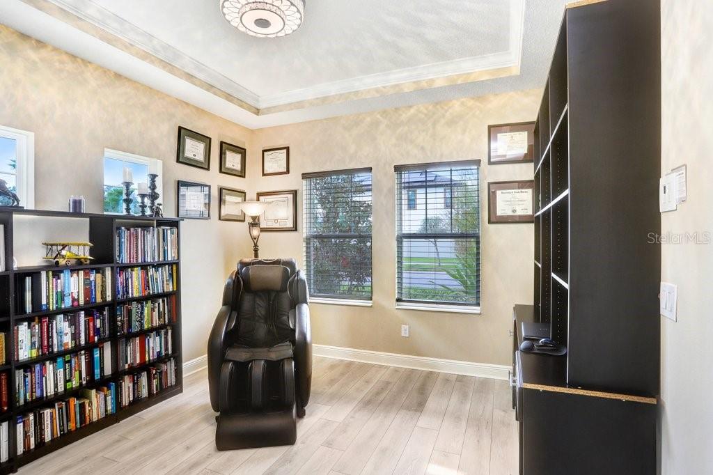 32450 Talimena Loop Wesley Chapel, FL 33543 - Photo 7 of 68 a view of a living room and a book shelf