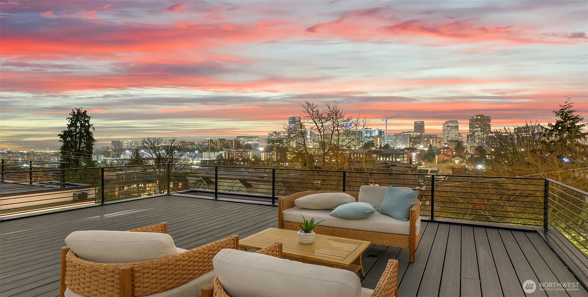 910 15th Avenue Seattle, WA 98122 - Photo 32 of 35 a view of roof deck with seating space and barbeque oven