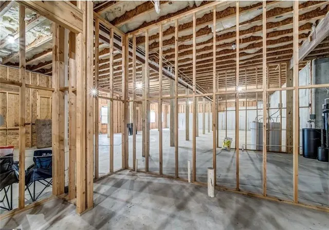 a house view with a garden space