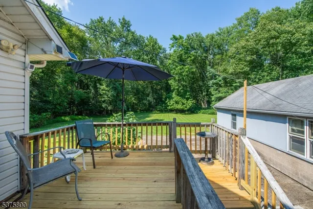 a house view with a garden space