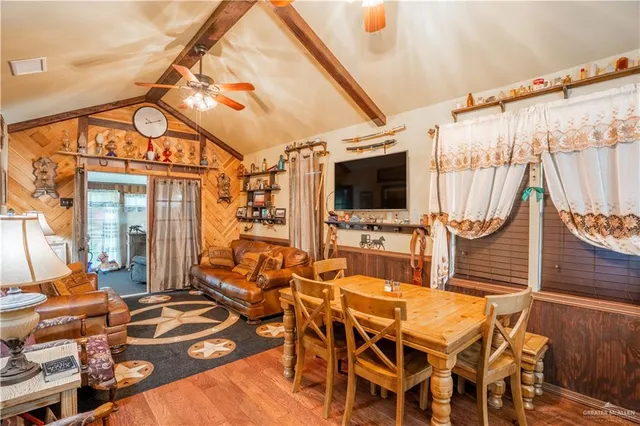 a outdoor space with furniture