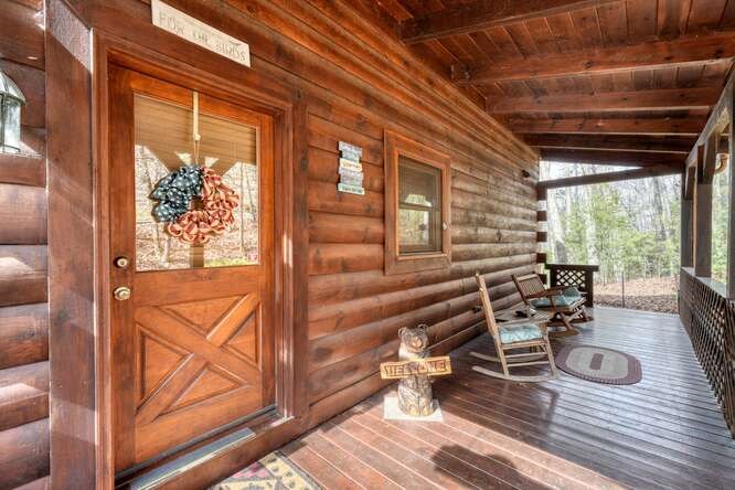 76 Channing Hollow Morganton, GA 30560 - Photo 4 of 47 a dining room with wooden floor table and chairs